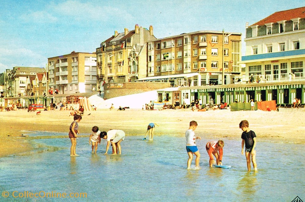 cartes postales france nord bray dunes plage