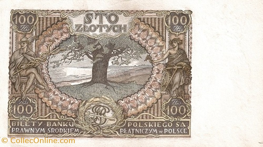 Pologne-100 Zloty-02-06-1932 billets pologne 100 zloty 02 06 1932
