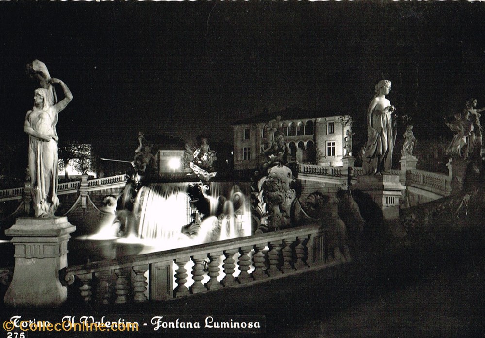 cartes postales italie turin fontaine