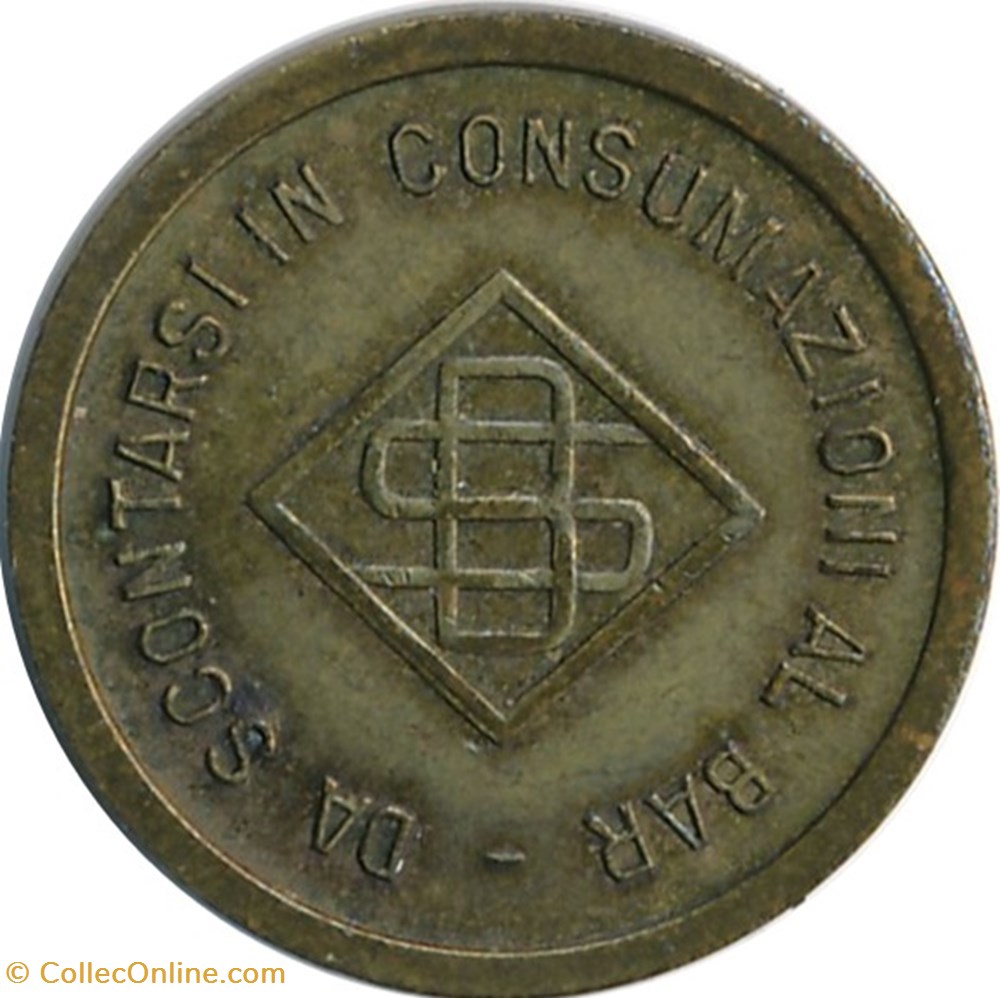 Italie-Jeton - SB monnaies paranumismatique jetons poids italie jeton sb