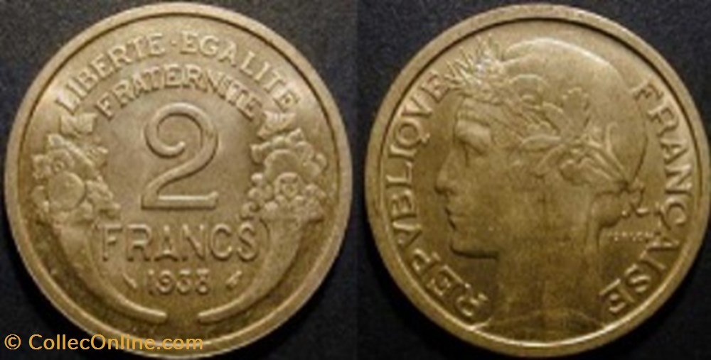 2 Francs Morlon 1941 monnaies 2 francs morlon 1941