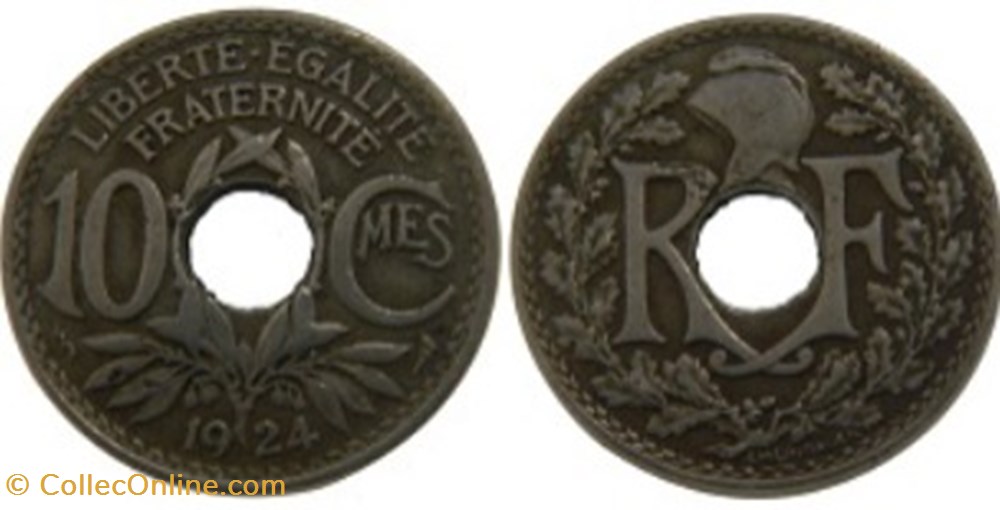 10 centimes Lindauer 1924 monnaies 10 centimes lindauer 1924