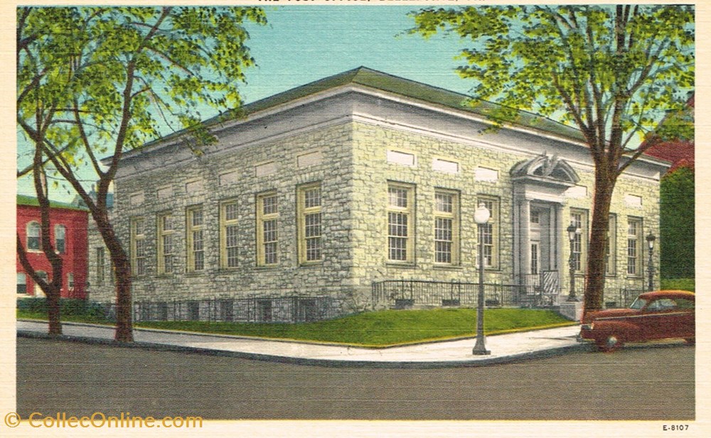 Etats Unis- Pennsylvanie -Bellefonte-Post Office cartes postales etats unis pennsylvanie bellefonte post office