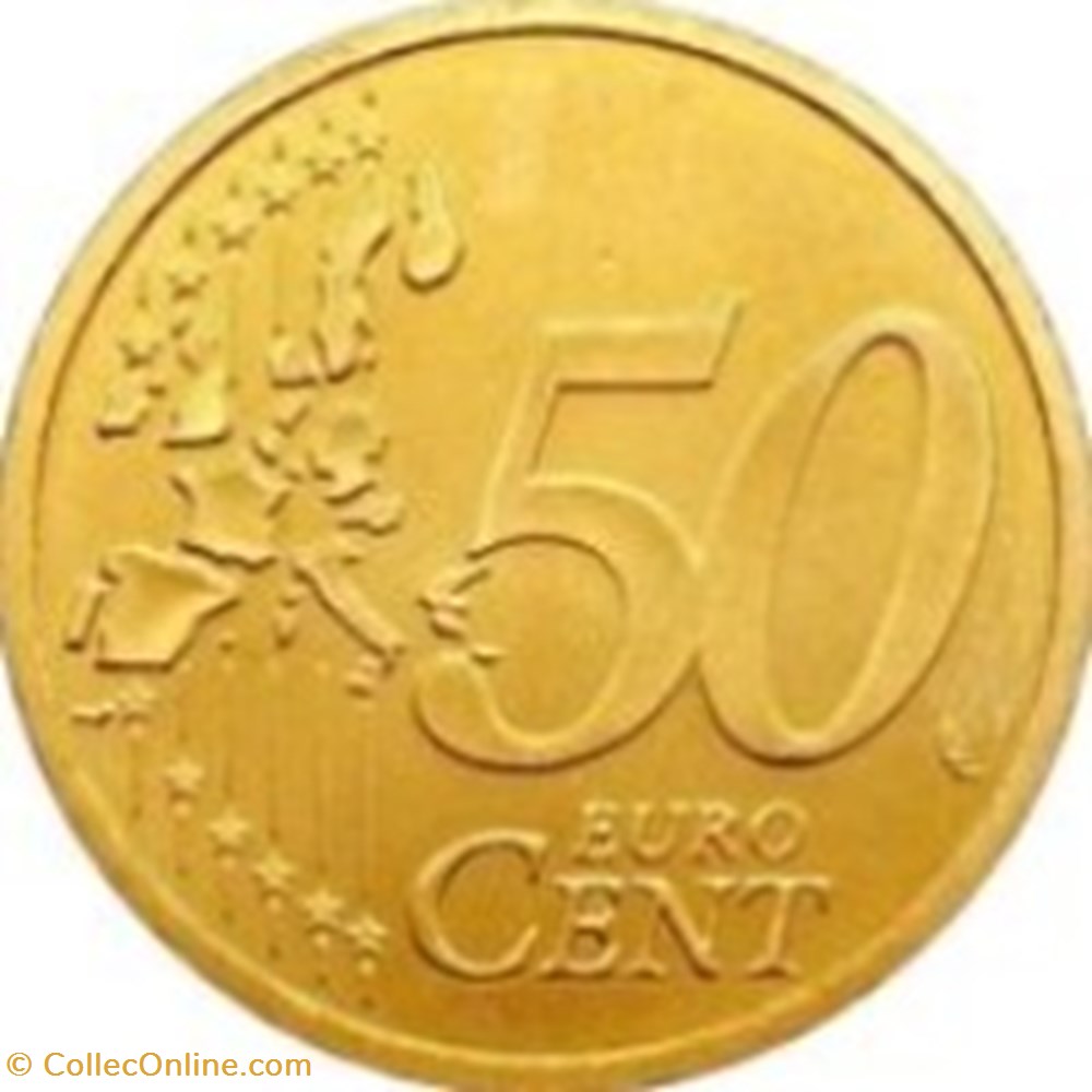 50 Cent Euro-Irlande 2002 monnaies 50 cent euro irlande 2002