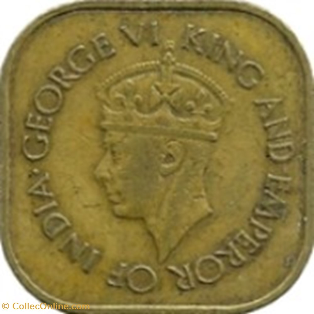 5 cents - George VI Ceylan 1945 monnaies monde sri lanka 5 cents george vi ceylan 1945