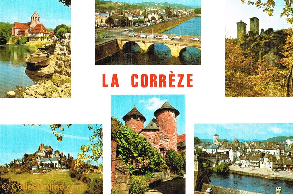 cartes postales france correze