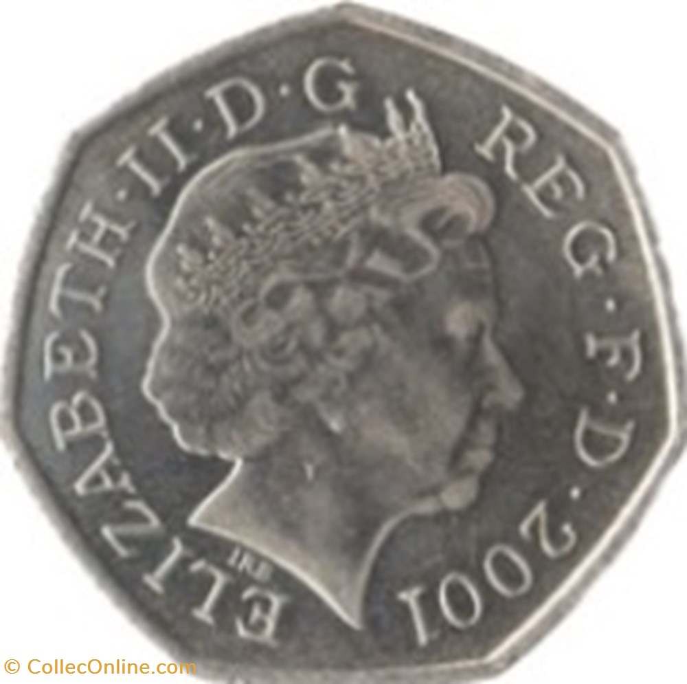 50 Pence Angleterre Elizabeth II 2000 monnaies monde royaume uni 50 pence angleterre elizabeth ii 2000