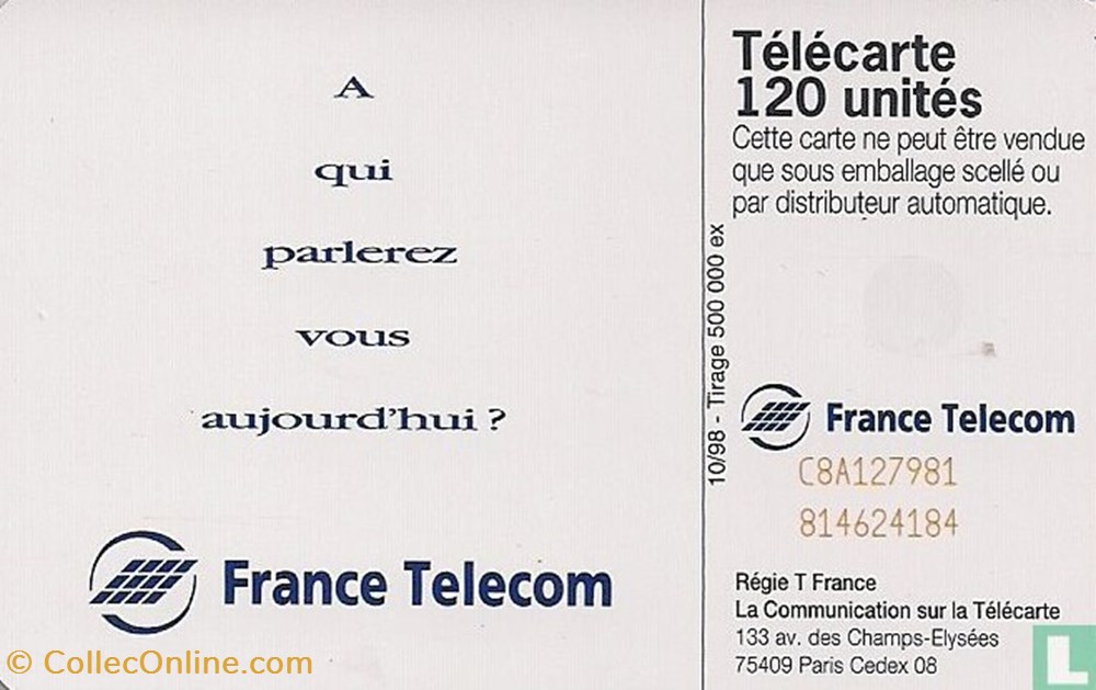 divers telecartes cartes telephoniques france a qui parlerez vous aujourd hui schlumberger 07 1 1992