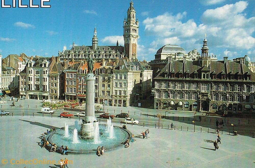 France-Nord-Lille-Place du général de Gaulle cartes postales france nord lille place du general de gaulle