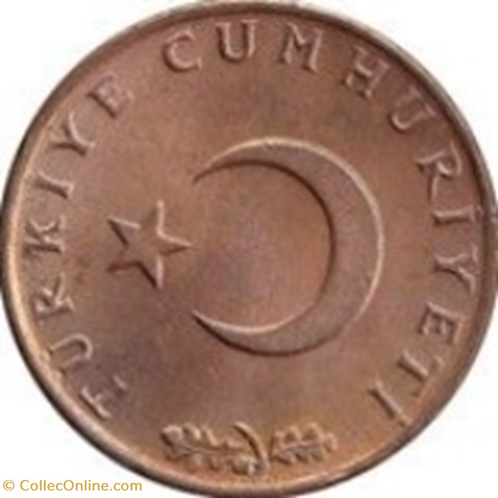 10 kuruş Turquie 1965 monnaies monde 10 kurus turquie 1965