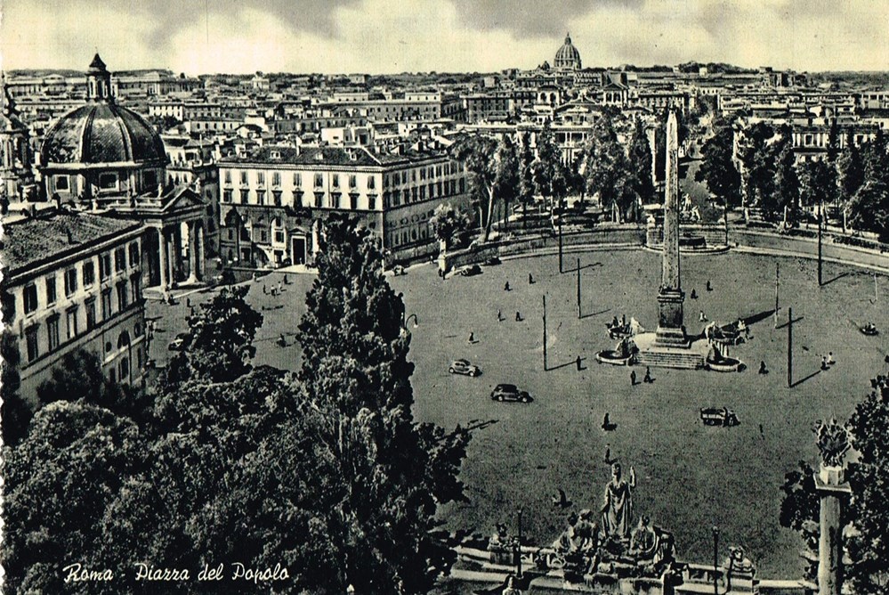 Italie-Rome-Place du Peuple cartes postales italie rome place du peuple