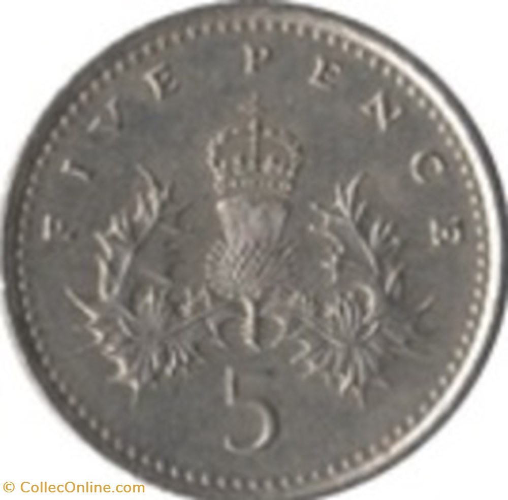 5 Pence Elizabeth II 1996 monnaies monde royaume uni 5 pence elizabeth ii 1996