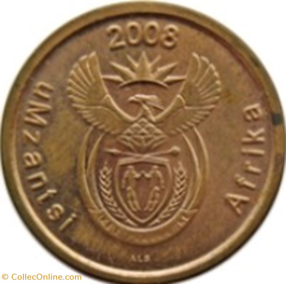 5 cents en xhosa - UMZANTSI AFRIKA Afrique du Sud 2008 monnaies monde 5 cents en xhosa umzantsi afrika afrique du sud 2008