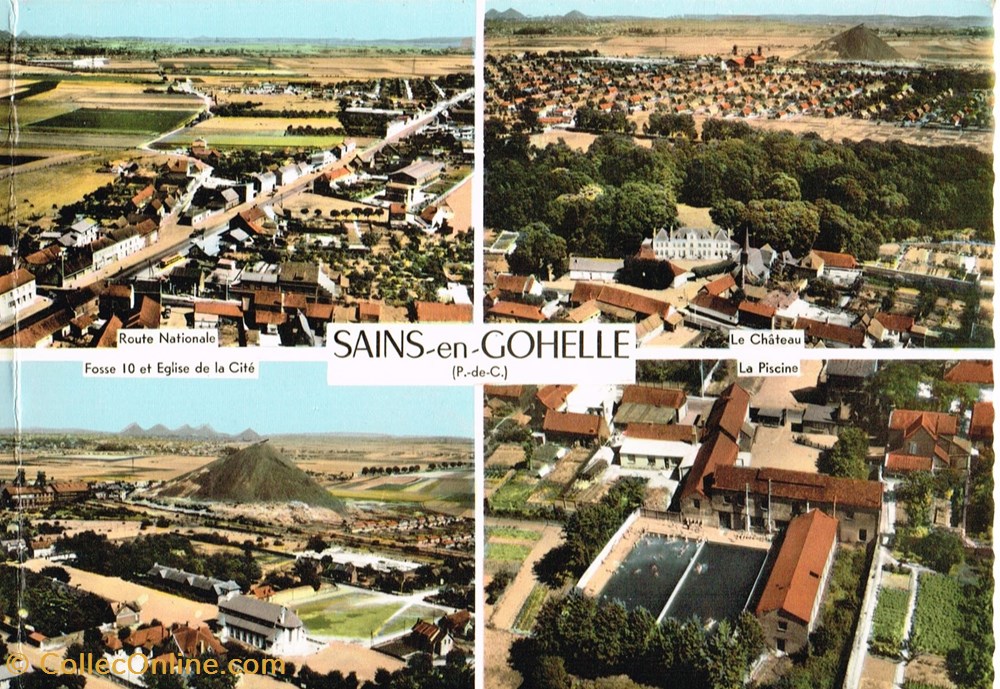 cartes postales france pas de calais sains en gohelle