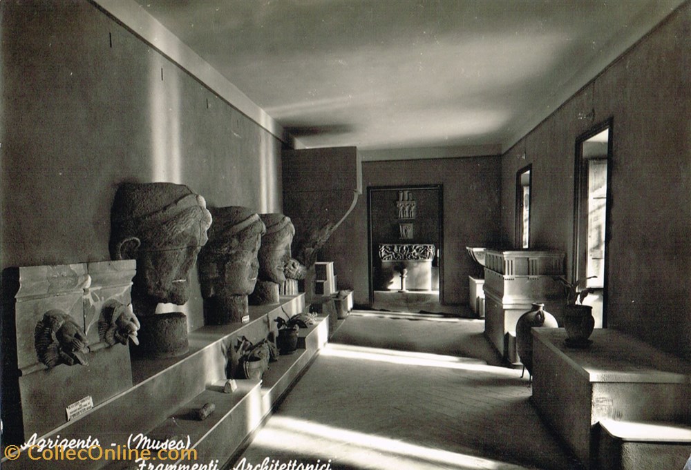 Italie-Sicile-Agrigento-Musée cartes postales italie sicile agrigento musee