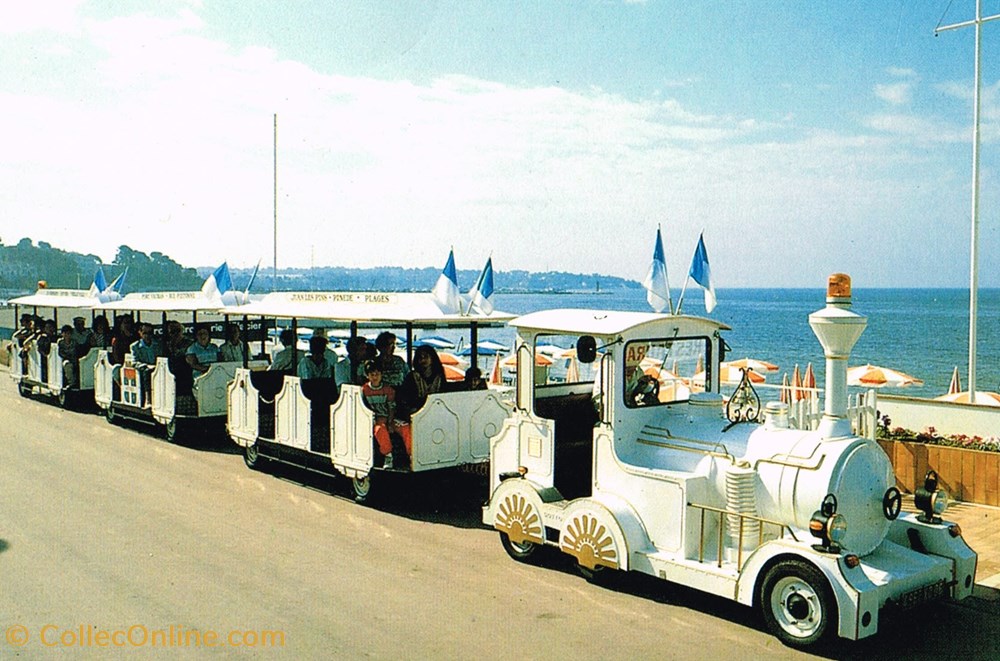 cartes postales france alpes maritimes antibes le petit train