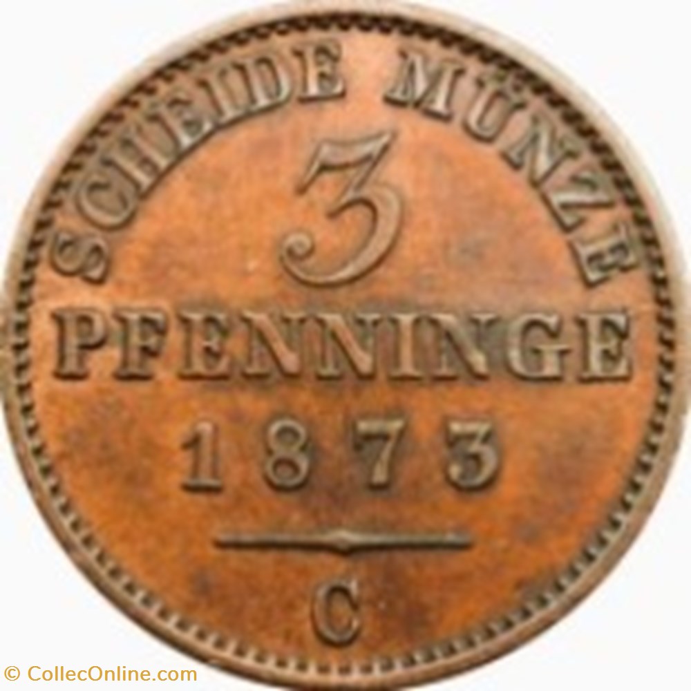 3 pfenninge - Wilhelm I - Allemagne (Prusse) 1867 A monnaies monde 3 pfenninge wilhelm i allemagne prusse 1867 a