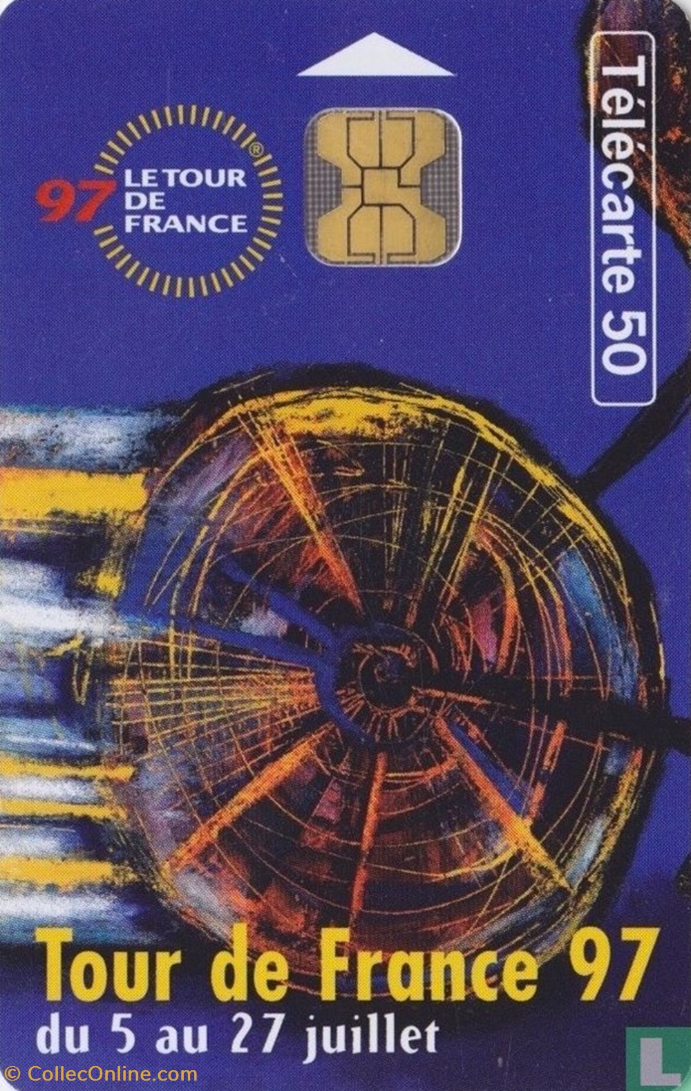 divers telecartes cartes telephoniques france tour de france 97 oberthur 01 1992