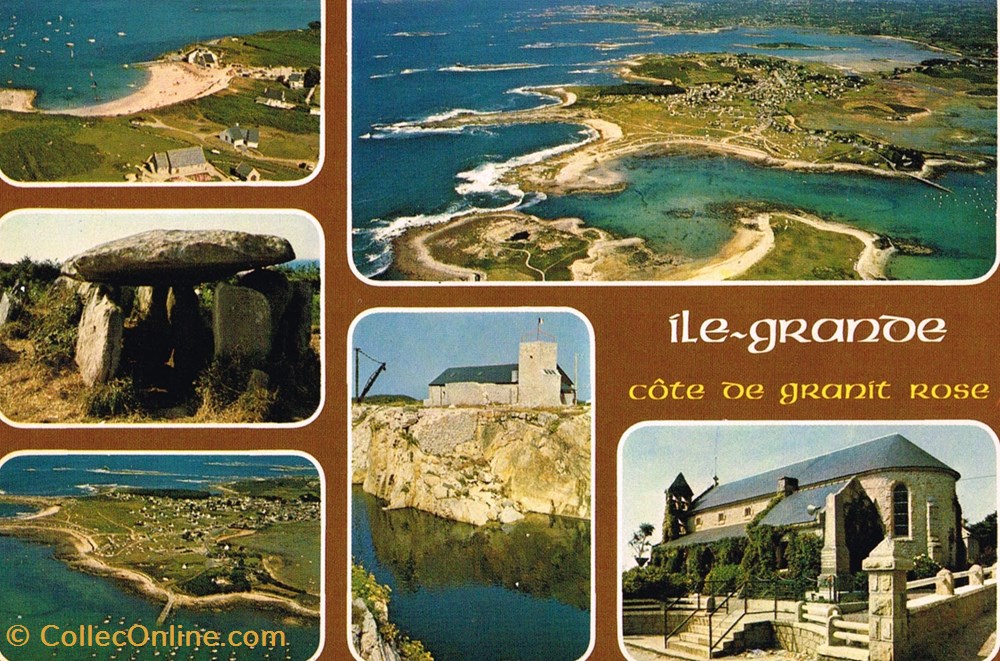 France-Côte d'Armor-Ile Grande cartes postales france cote armor ile grande