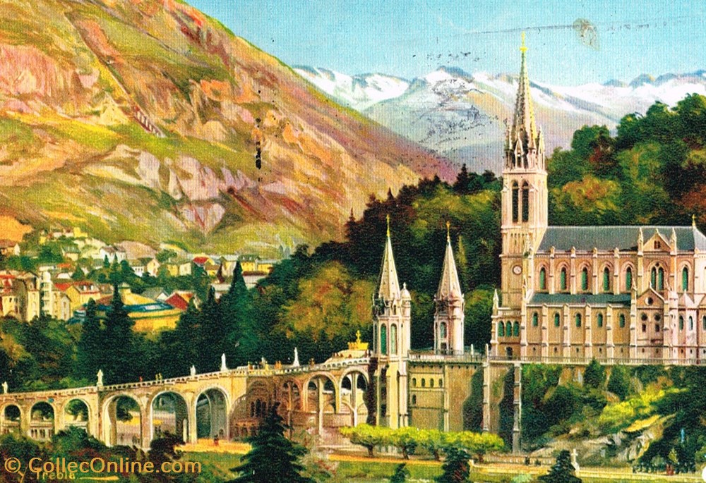 cartes postales france hautes pyrenees lourdes