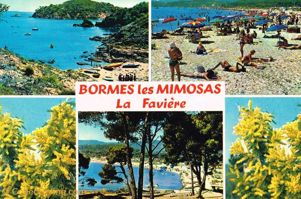 France-Var-Bornes Les Mimosas cartes postales france var bornes les mimosas