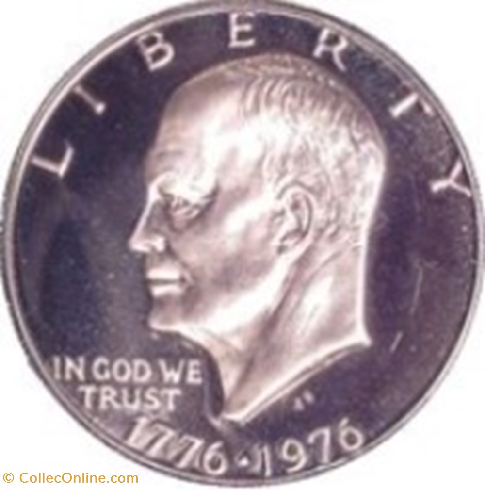 Etats Unis-1 dollar "Eisenhower Bicentennial Dollar" 1976 D Uncirculated monnaies monde etats unis 1 dollar eisenhower bicentennial dollar 1976 d uncirculated