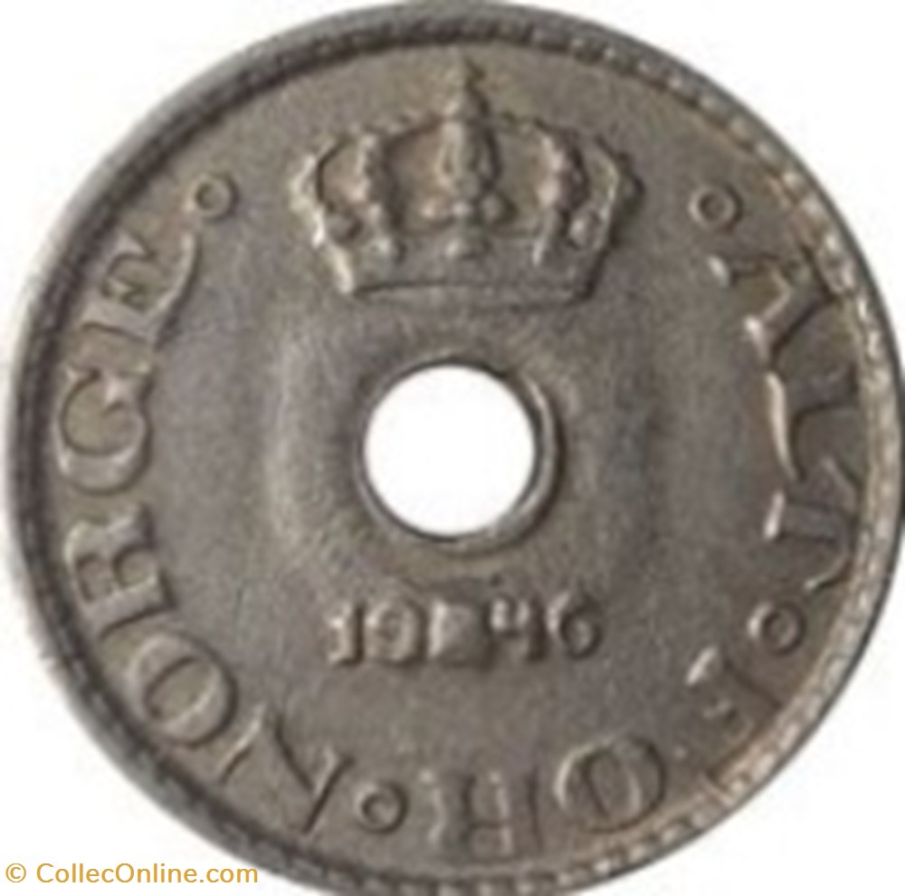 10 øre - Haakon VII Norvège 1926 monnaies monde 10 re haakon vii norvege 1926