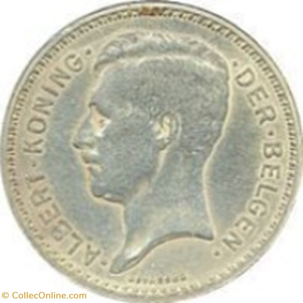 20 francs - Albert Ier en néerlandais Belgique 1934 monnaies monde 20 francs albert ier en neerlandais belgique 1934