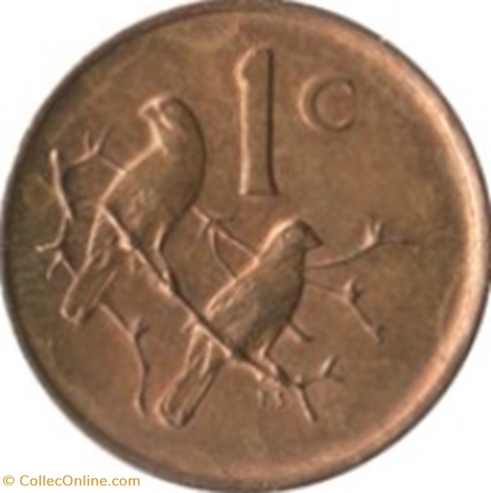 1 cent Afrique du Sud 1988 monnaies monde 1 cent afrique du sud 1988