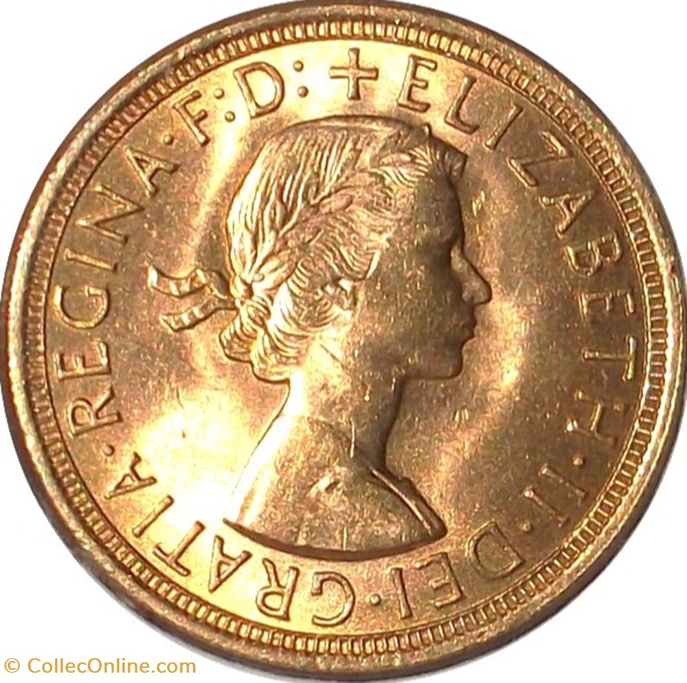 Angleterre-1 Souverain Elizabeth II 1965 monnaies monde royaume uni angleterre 1 souverain elizabeth ii 1965