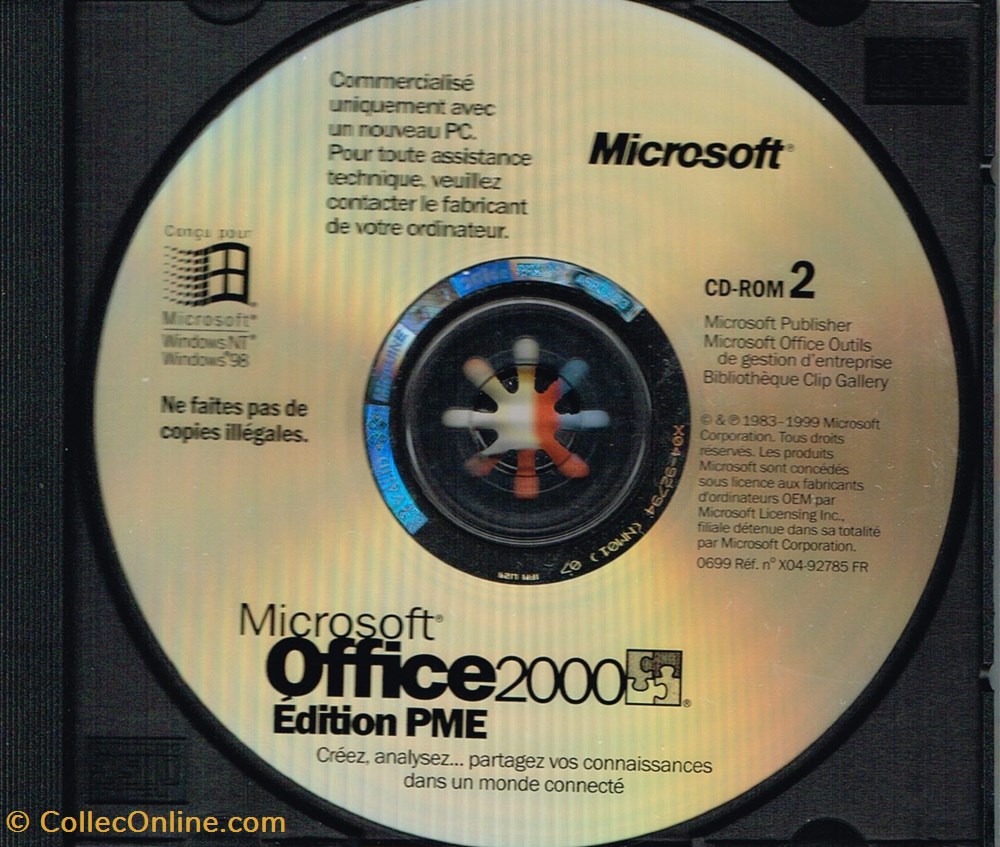 Microsoft Office PME (2CD) informatique logiciels microsoft office pme 2cd