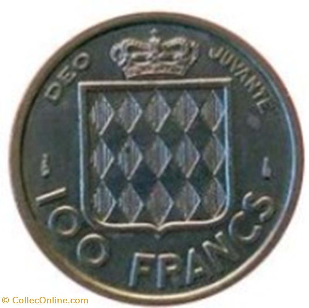 monnaies monde france 100 francs monaco rainier iii 1956