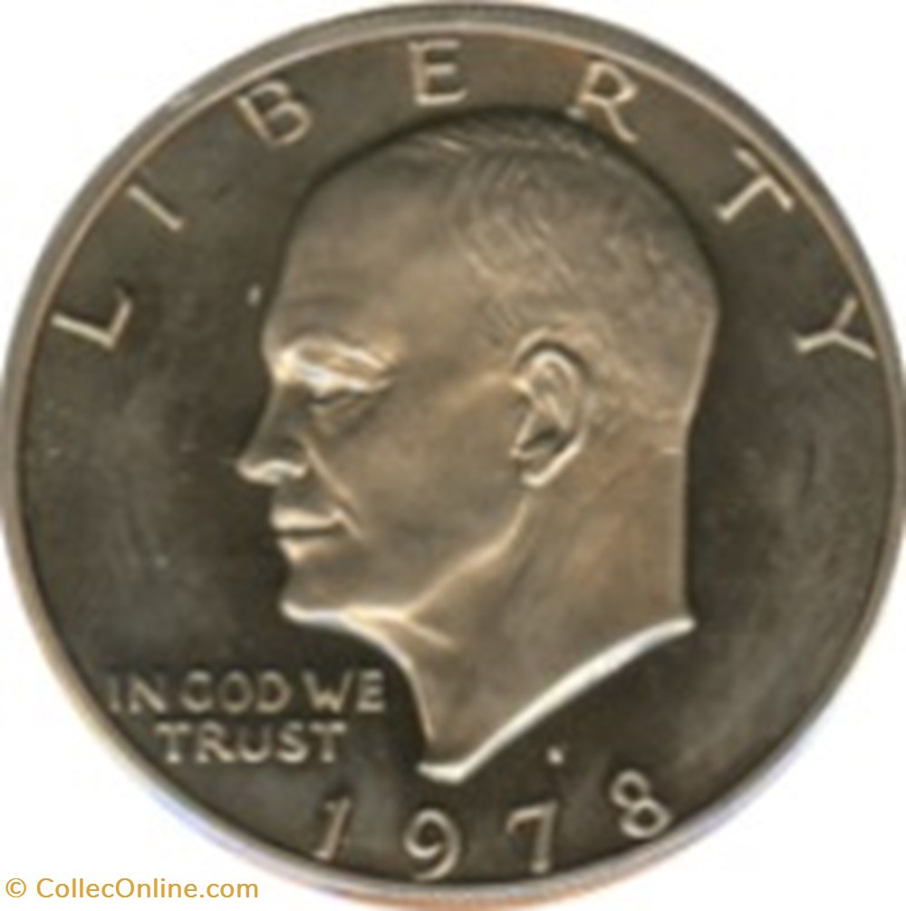 Etats Unis-1 dollar "Eisenhower Dollar" 1972 monnaies monde etats unis 1 dollar eisenhower dollar 1972