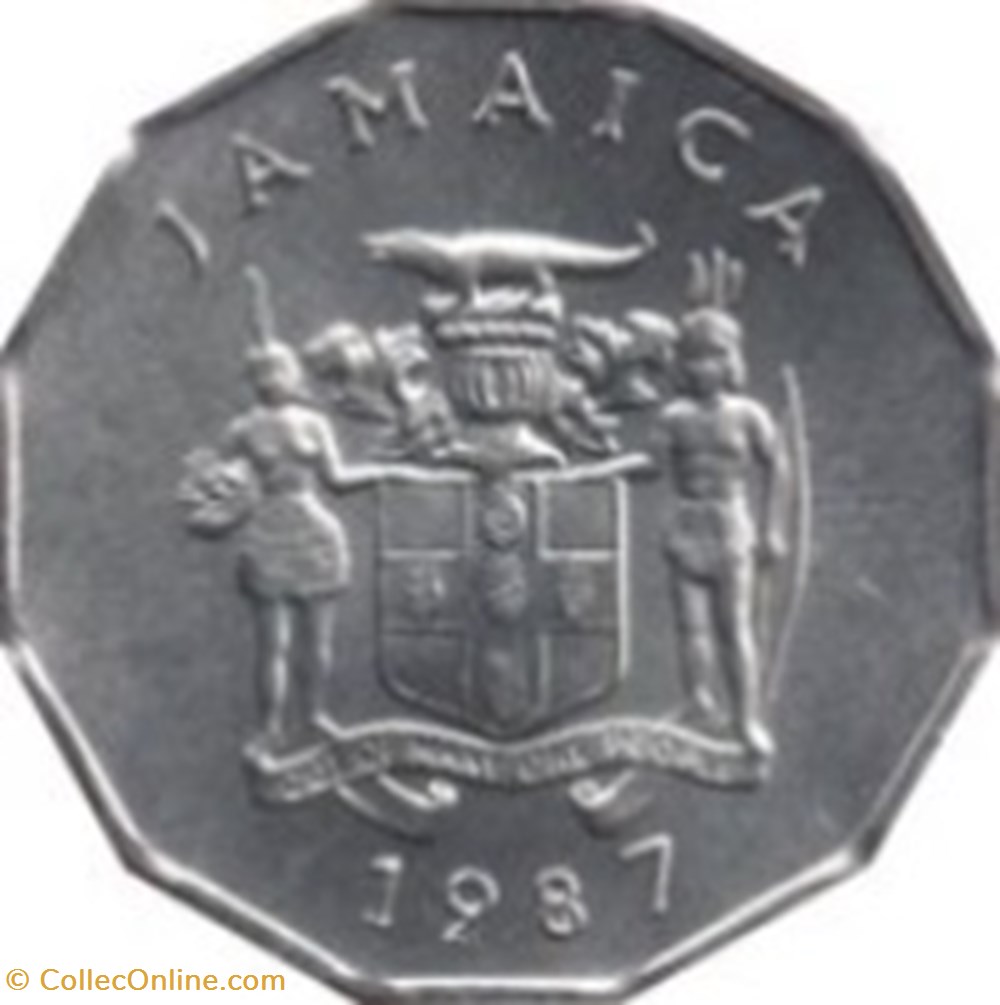 1 cent - Armoiries FAO Jamaïque 1975 monnaies monde 1 cent armoiries fao jamaique 1975