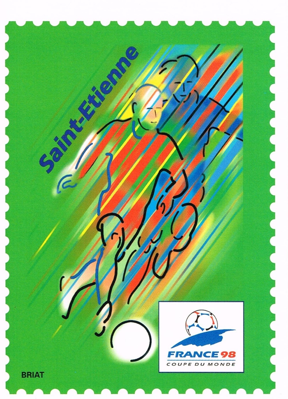 timbres europe carte poste france 98
