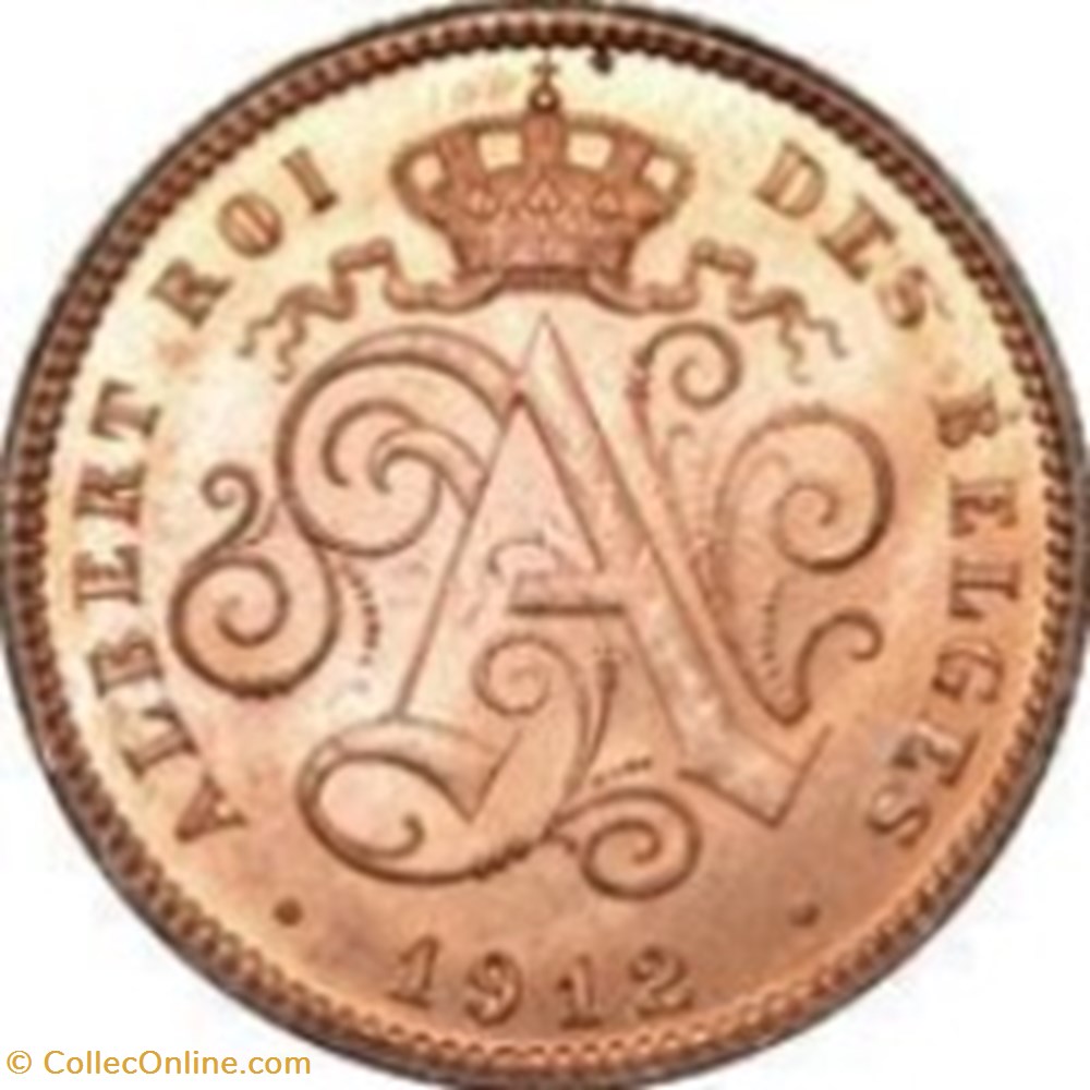 2 centimes - Albert Ier en français Belgique 1919 monnaies monde 2 centimes albert ier en francais belgique 1919