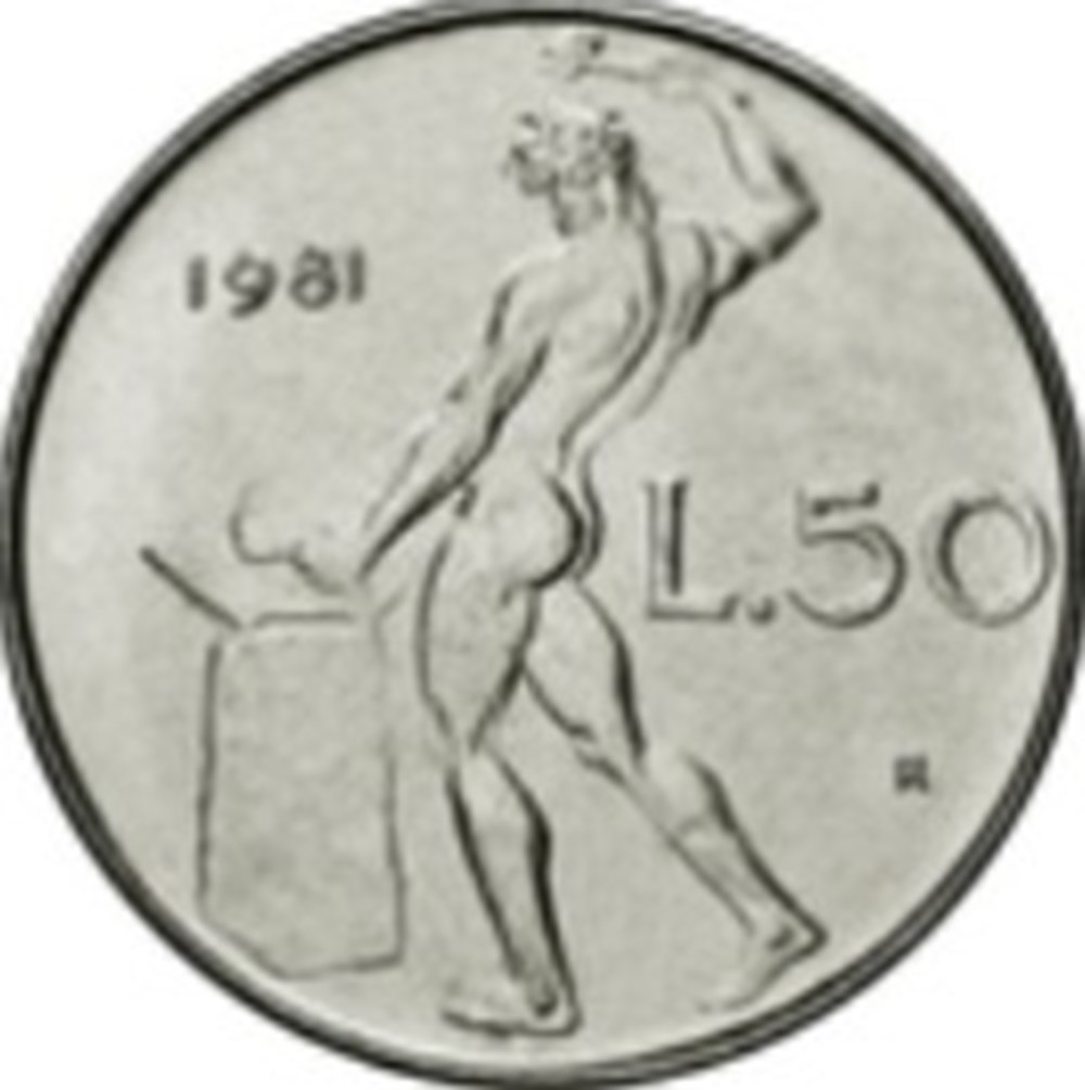 50 Lires Italie 1981 monnaies monde 50 lires italie 1981
