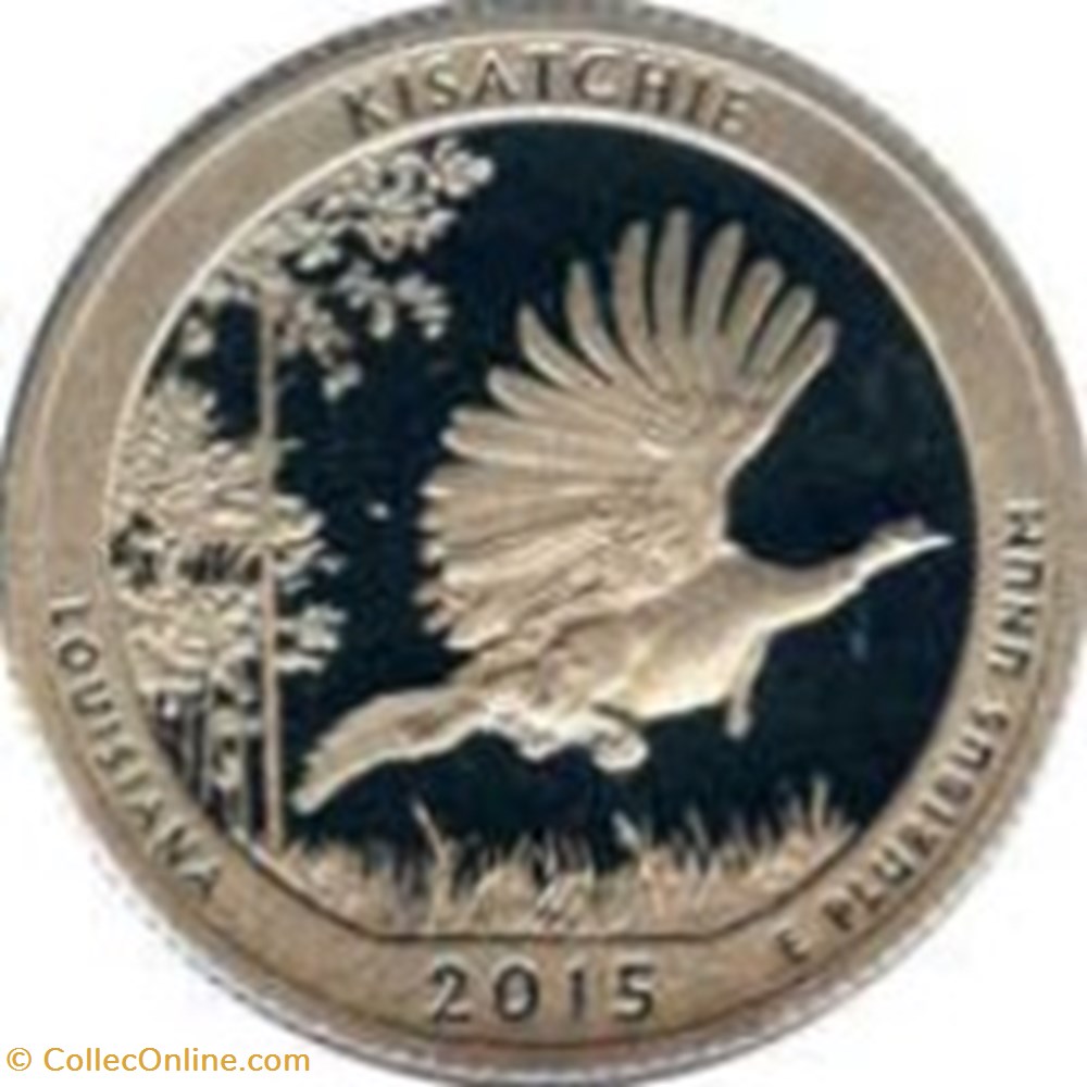 monnaies monde etats unis dollar washington quarter kisatchie national forest 2015 p