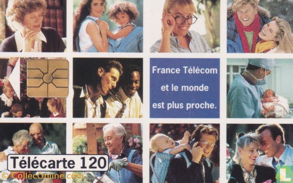 France-France Télécom et le monde est plus proche- Gemplus 01.1 (1988) divers telecartes cartes telephoniques france france telecom et le monde est plus proche gemplus 01 1 1988