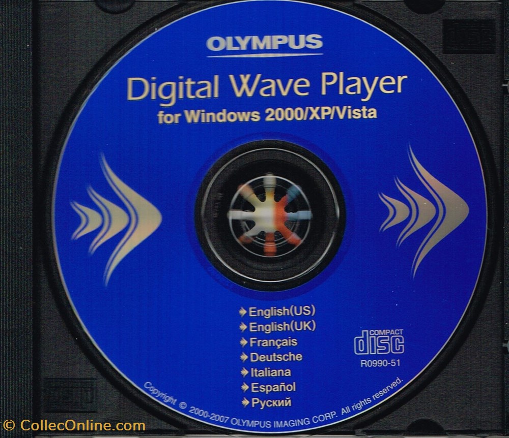 Olympus Digital Wave Player Windows XP/Vista informatique logiciels olympus digital wave player windows xp vista