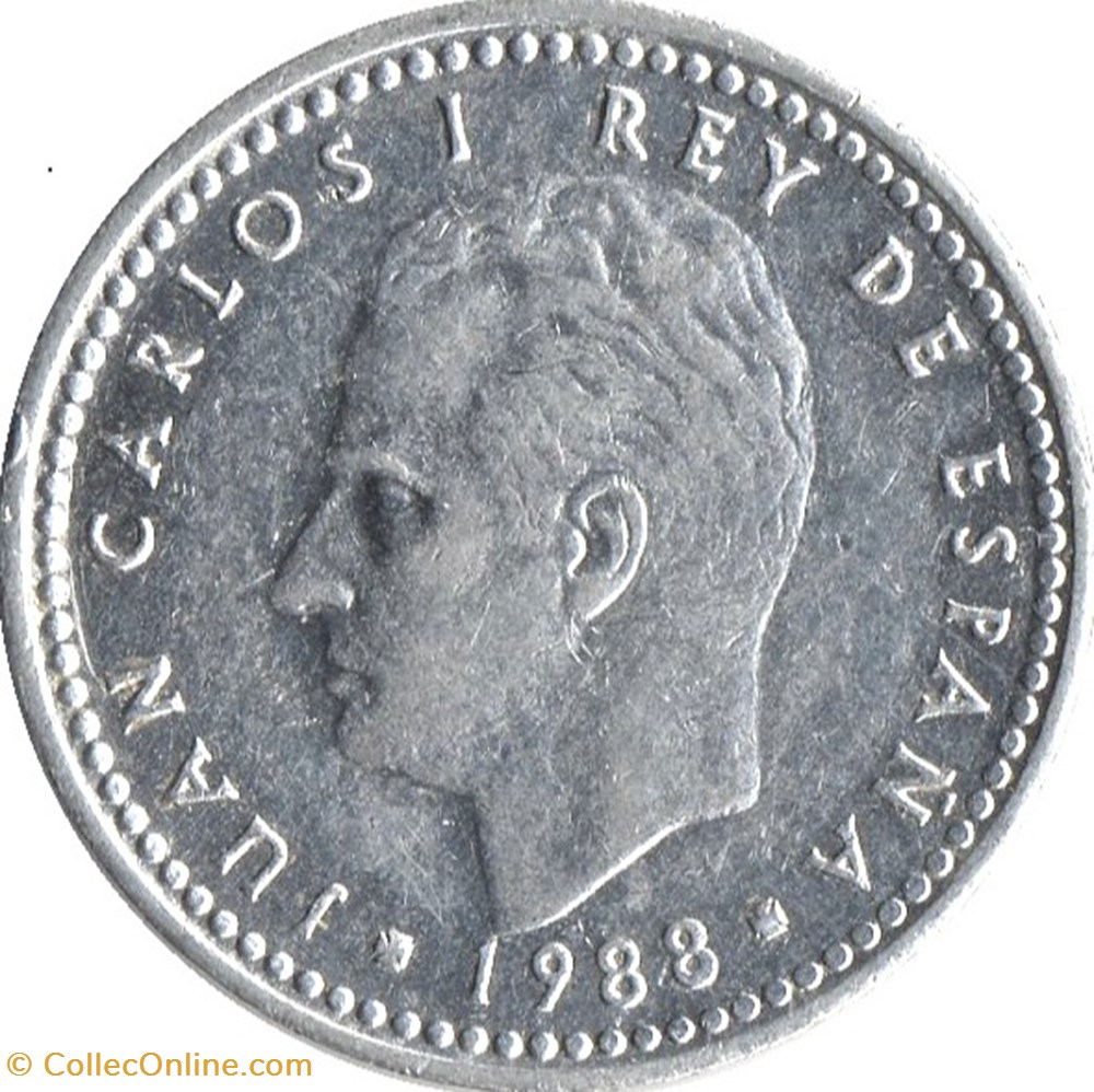 1 Peseta Espagne 1987 monnaies monde 1 peseta espagne 1987