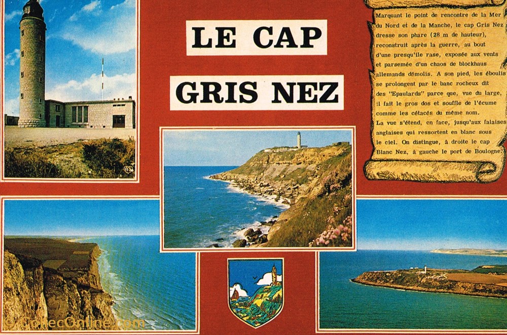 cartes postales france pas de calais cap gris nez