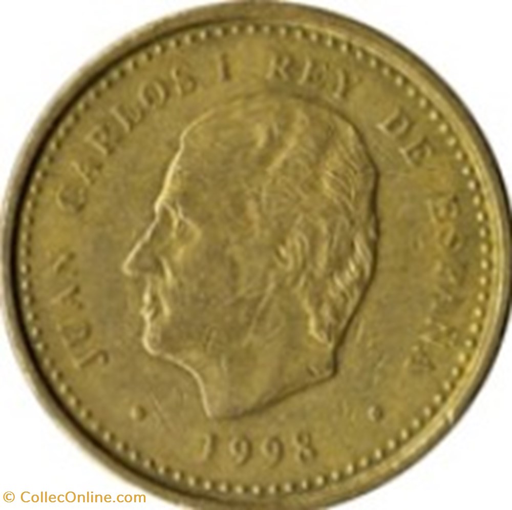 100 pesetas modèle 100 avec des points Espagne 1998 monnaies monde 100 pesetas modele 100 avec des points espagne 1998