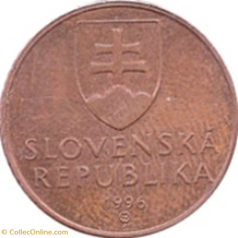 50 halierov Slovaquie 1996 monnaies monde 50 halierov slovaquie 1996