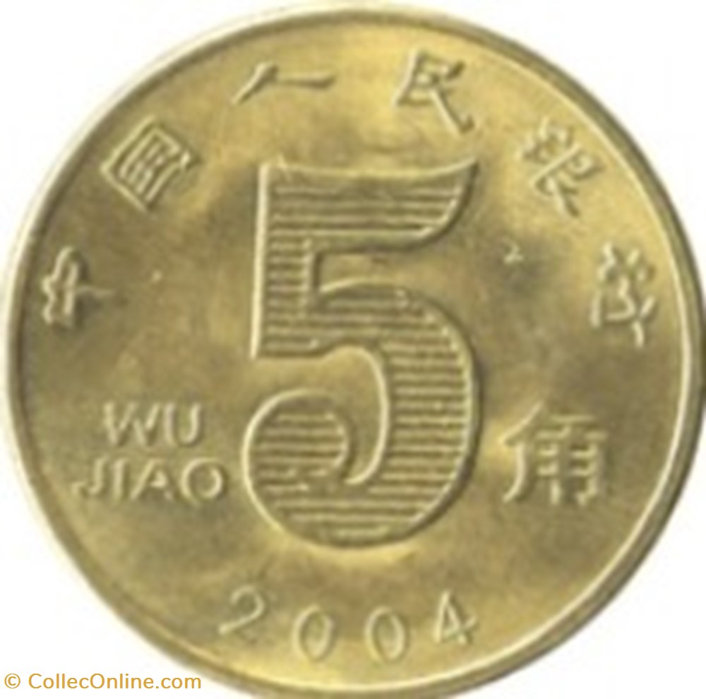 5 jiao Chine 2014 monnaies monde 5 jiao chine 2014