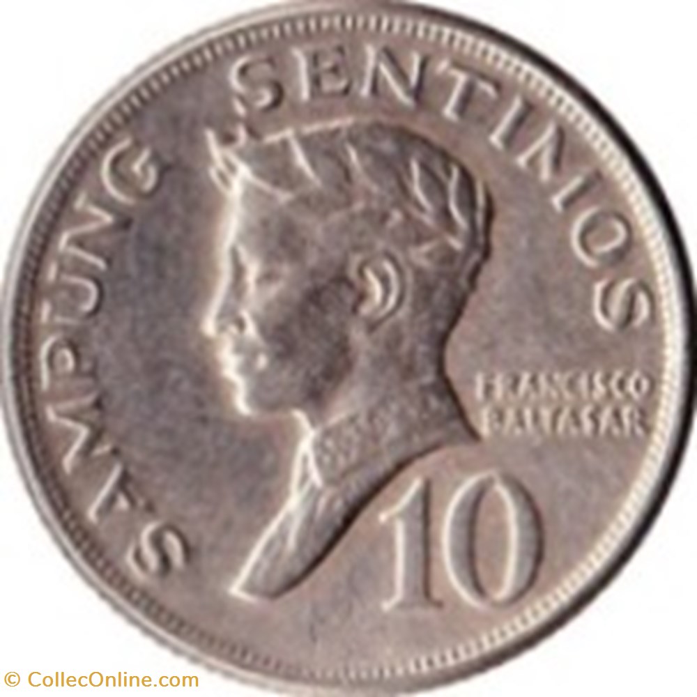 monnaies monde 10 sentimos philippines 1969