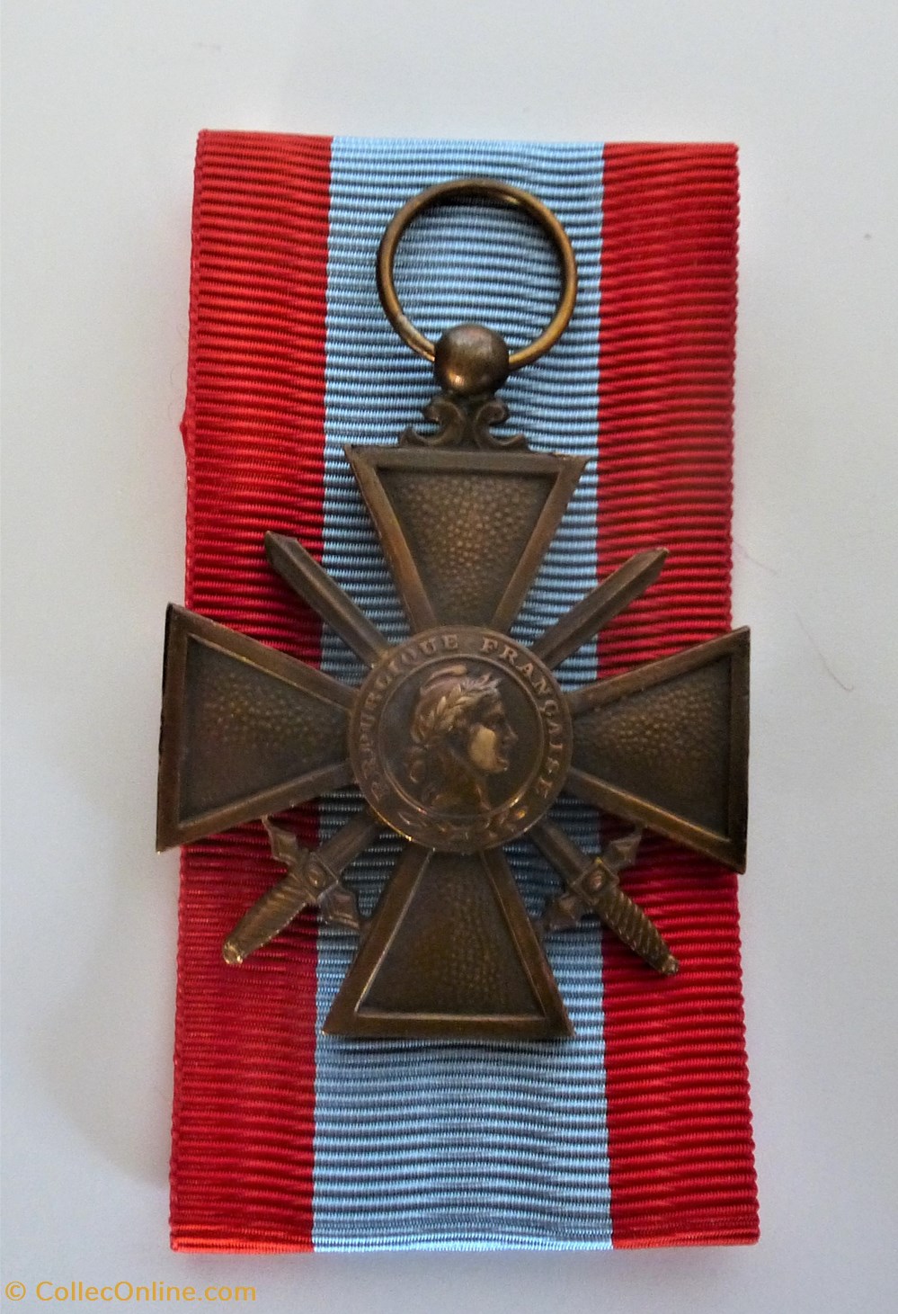 militaria medailles insignes france croix de guerre toe 1939 1945 indochine