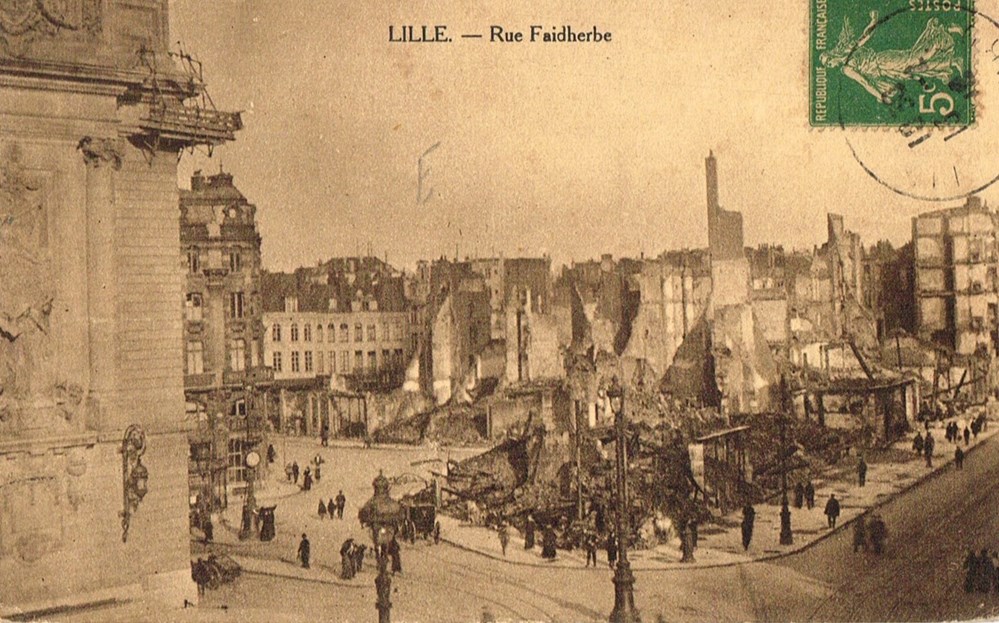 France-Nord-Lille-rue Faidherbe cartes postales france nord lille rue faidherbe