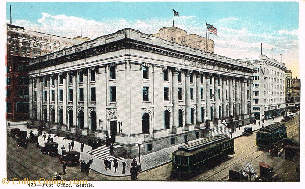 Etats Unis-Washington -Seattle-Post Office cartes postales etats unis washington seattle post office