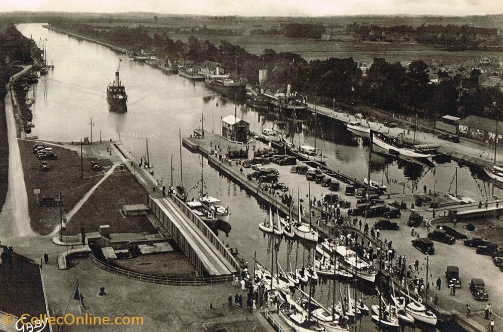 France-Calvados-Ouistreham-Ecluse et Canal cartes postales france calvados ouistreham ecluse et canal